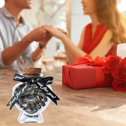 Botella con Pildoras de amor