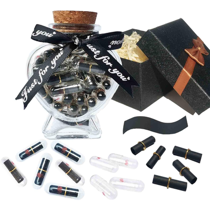 Botella con Pildoras de amor